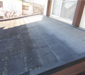 Office伸施工事例 カーポートと屋根のリフォーム（施工前）